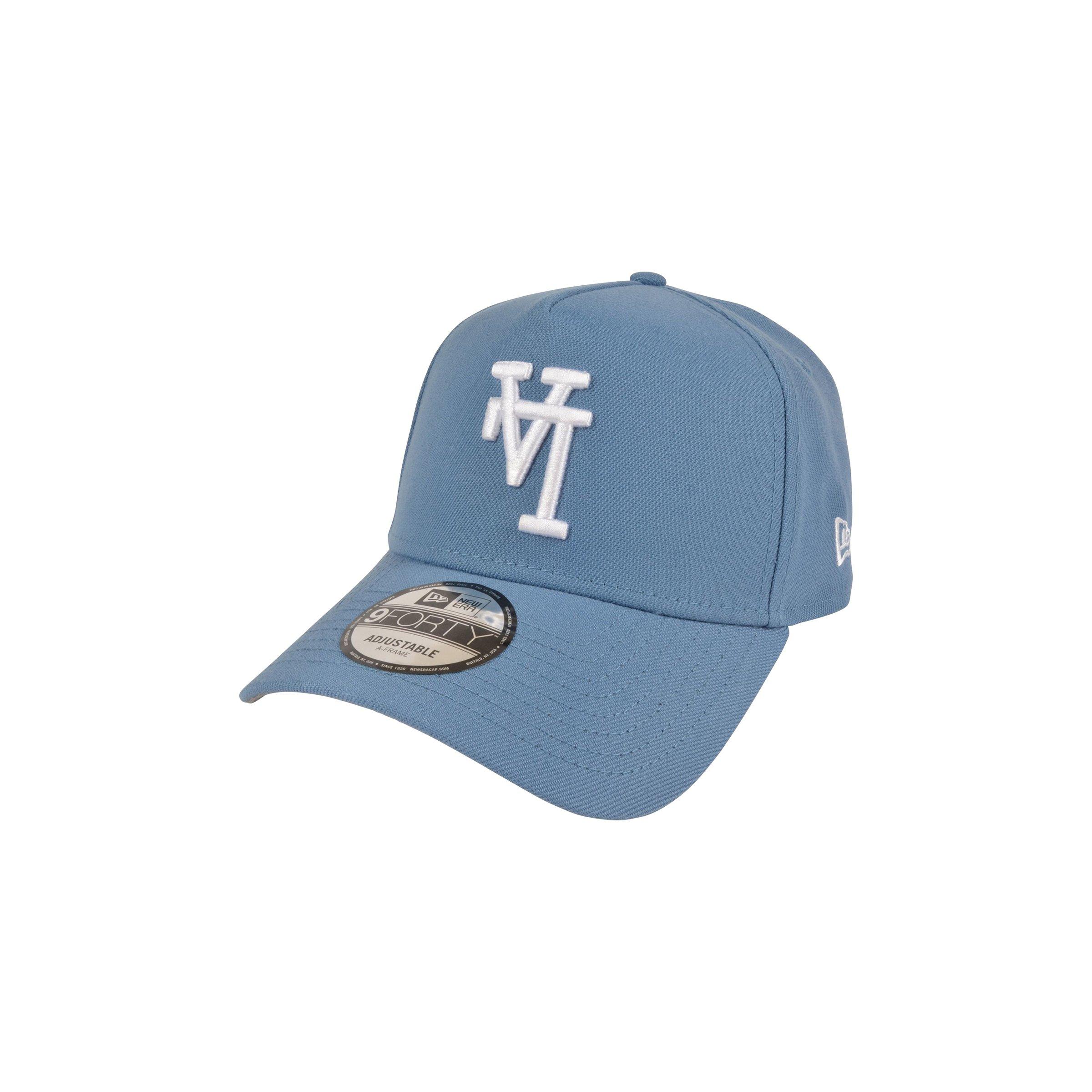 New Era Las Angeles Dodgers 9FORTY A Frame 40th Anniversary Upside Down Logo Snapback Hat - Blue - BLUE